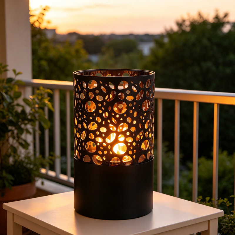 Metal Outdoor Tabletop Fireplace