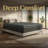 Twin Size 10 Inch Hybrid Mattress with Individually Pocketed Innerspring - Medium Firm Support for Restful Sleep, Black & Blue-1877863998