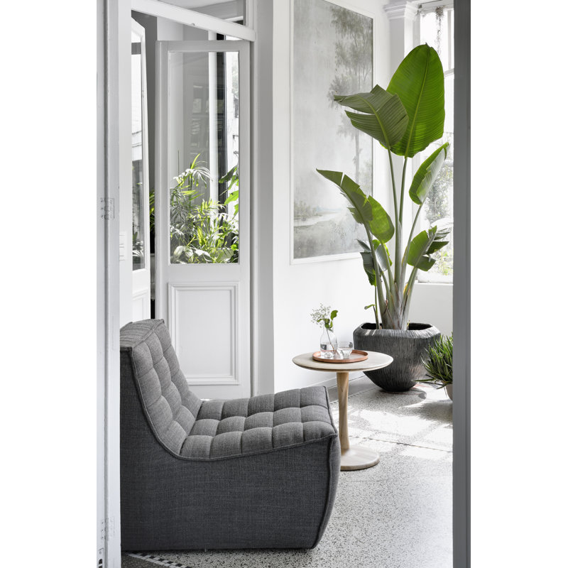 N701 Armless Chair, Dark Gray