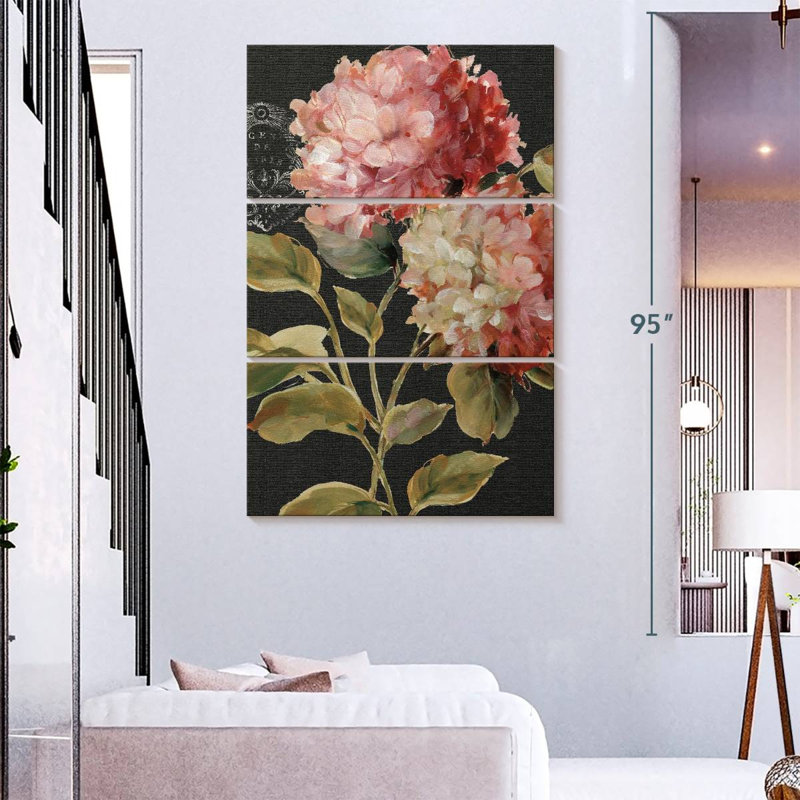Harnek Harmonious Hydrangeas, 74" H x 48" W