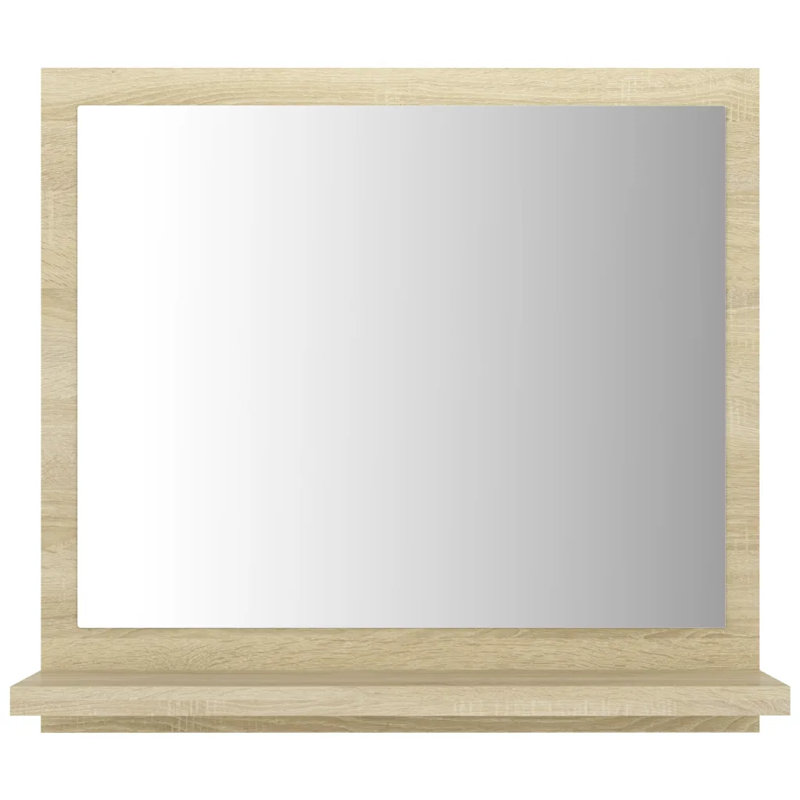 Dorlene Flat Mirror, Sonoma Oak, 37cm x 40cm