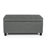 Linen Blend Upholstered Storage Bench-1864597437