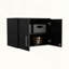 Armoire de rangement murale avec trois tablettes et serrure