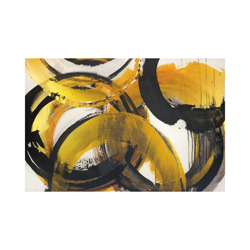 Emblem Of Eternity by Jude Remedios - Painting on Canvas, Wrapped Canvas, 30.48cm H x 45.72cm W x 1.91cm D