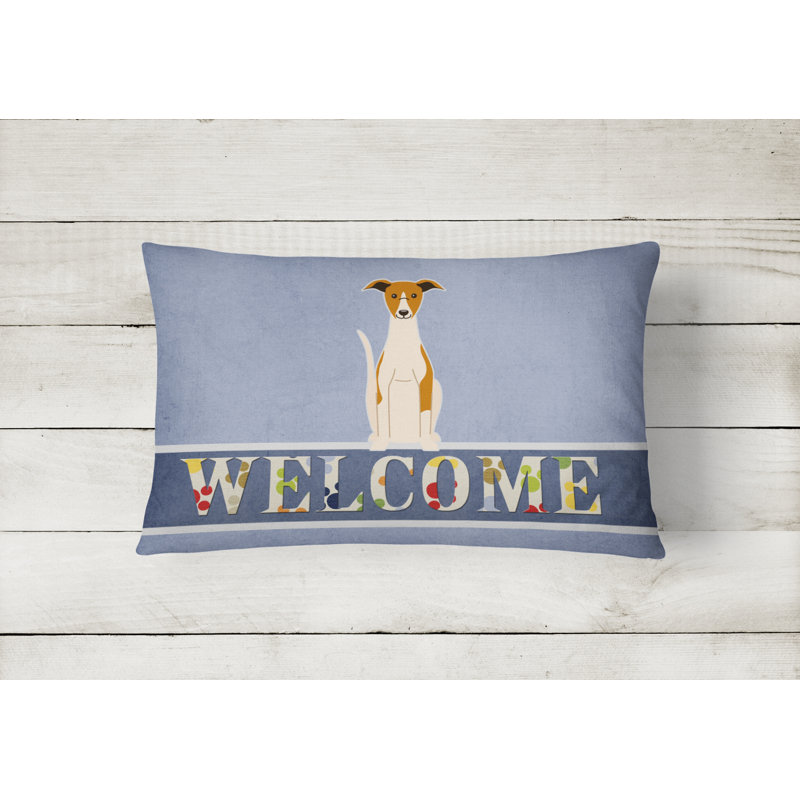 Coussin Whippet Welcome