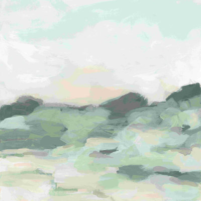 Mint Vista II - Wrapped Canvas Print