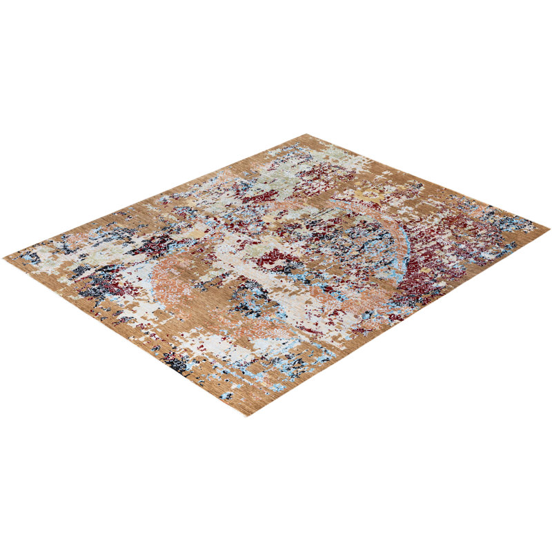 Overdyed One-of-a-Kind 8' 2" X 10' 2" Hand Knotted Area Rug