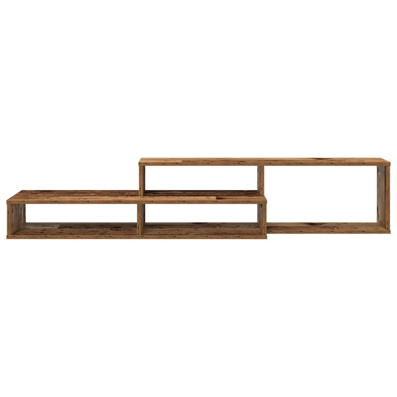 TV Stand, 28.5cm H x 150cm L x 25cm W, Brown