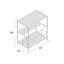 Jak Metal Bar Cart