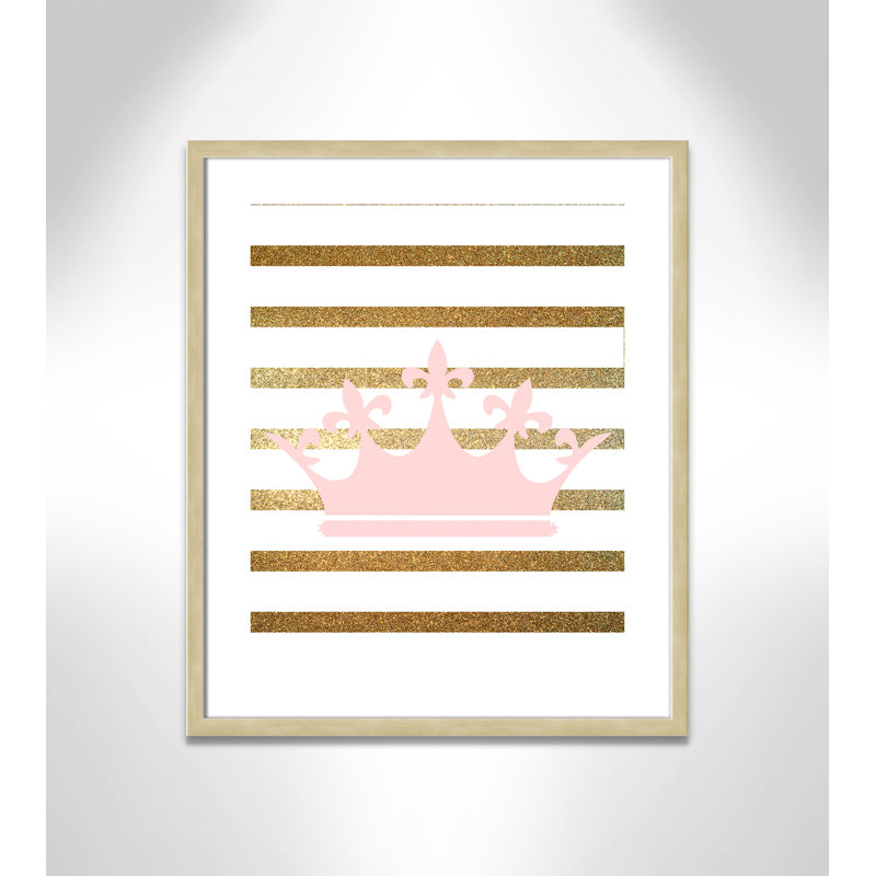 Fairy Tale Fairytale 4, impression sur papier, H 25,5 po x l 21,5 po x P 1,19 po, Encadré de boîte champagne clair