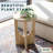 Solid Wood Modern End Table - Natural Finish, Sculptural Pedestal, Easy 5-min Assembly-695559911