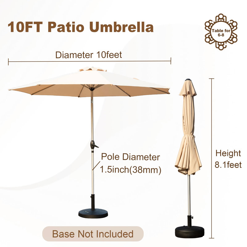 Parasol de plage 10Pt