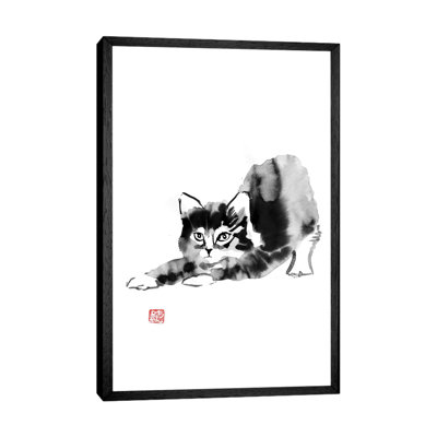 Morning Cat 1 Piece Wall Art on Canvas
