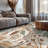 Beige Multi Garden Floral Area Rug-1023888523