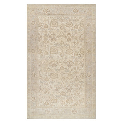 Oushak Hand Knotted Floral Area Rug