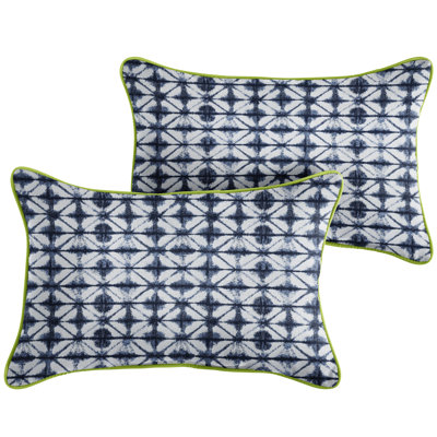 Gideon Geometric Indoor/Outdoor Lumbar Throw Pillow
