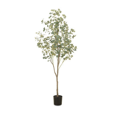 Faux Eucalyptus Tree-Faux Eucalyptus Tree-7'