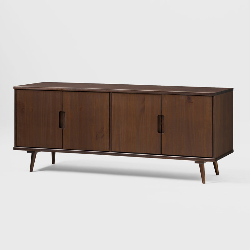 Guernsey Unfinished TV Stand, Walnut