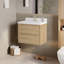 Ensemble de meuble-lavabo mural 30 po avec lavabo Dyerville