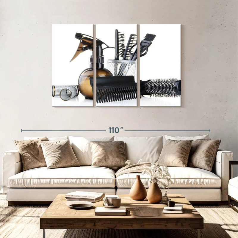 Shuttleworth Salon Styling Tools, 48" H x 74" W