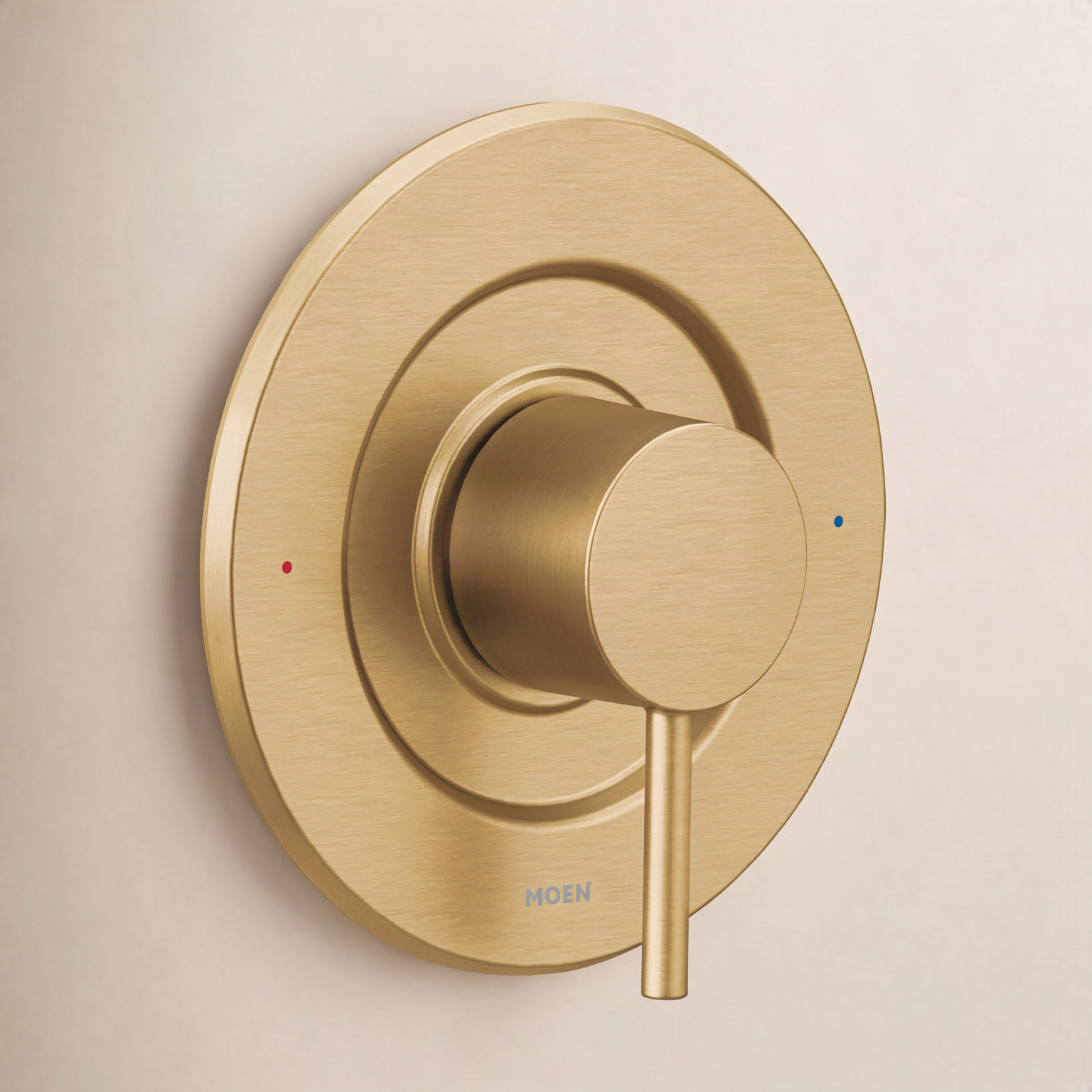 Align Posi-Temp Tub and Shower Valve Trim, Brushed Gold