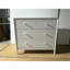 Commode blanche à 4 tiroirs pour enfants, armoire de rangement en bois pour chambre d'enfant, chambre de bébé, garde-robe, table de chevet pour bébé ou salon