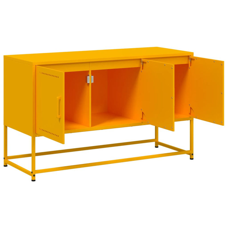 No_Yes_No_No_No TV Stand, Mustard Yellow, 100.5cm