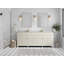Meuble-lavabo double 84 po avec plateau Sonoma-101692572