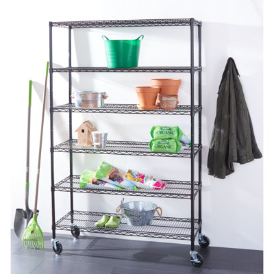 47.6 " W Steel Shelving Unit