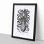 Octopus in Black and White by George Shaw - Picture Frame Drawing Print on MDF-55577090-55577086