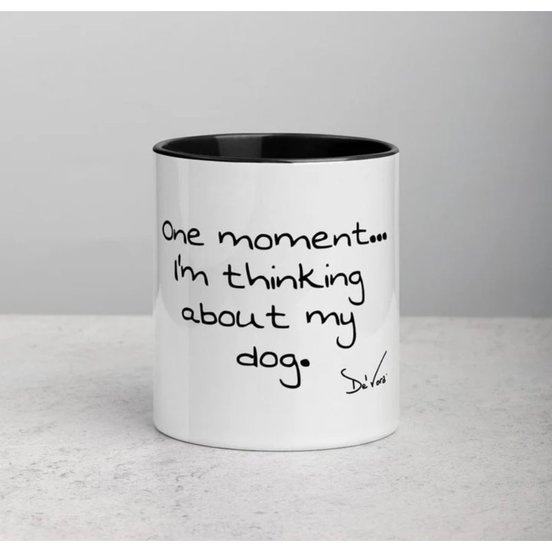"One Moment" Mug With Color Inside
