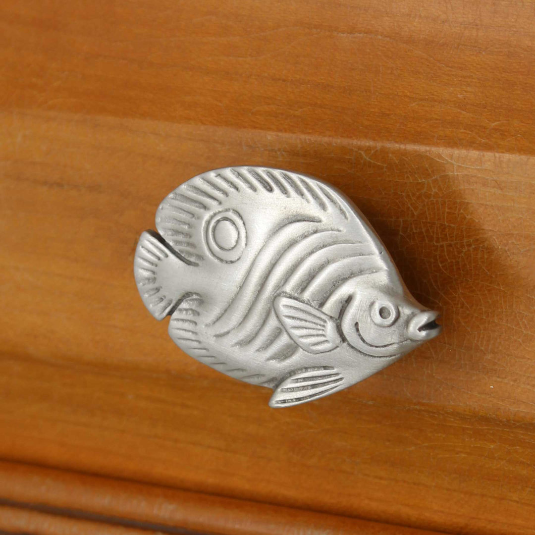 2" Butterfly Fish Right Facing Knob Costello Coastal Knobs