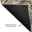 Premium Machine Washable Cerrito Brown Rug-105839499