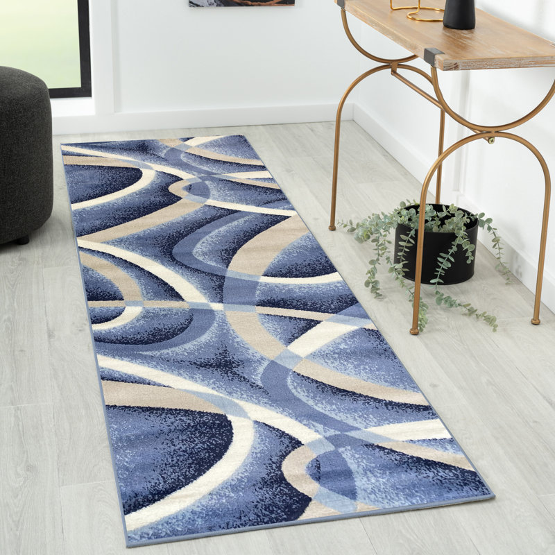 Kallum Abstract Indoor Rug, Rectangle 2'2" x 7'4"