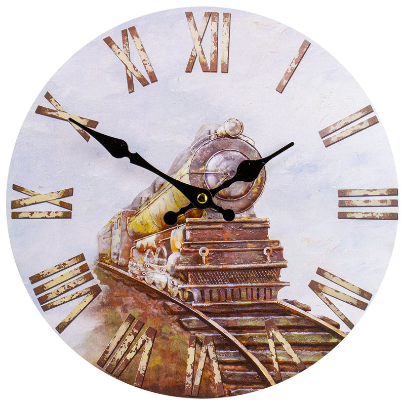 Horloge murale 12 "à chiffres romains
