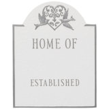4-Line Wall Address Plaque