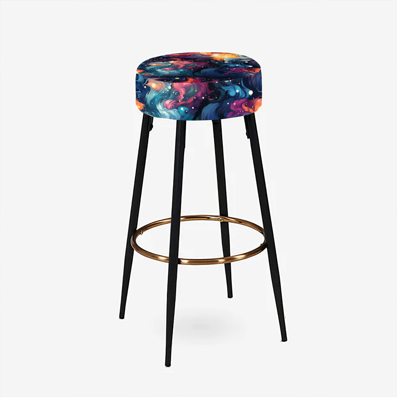 Ensemble de 2 tabourets de bar Celestial Concealment Swell - Abstract