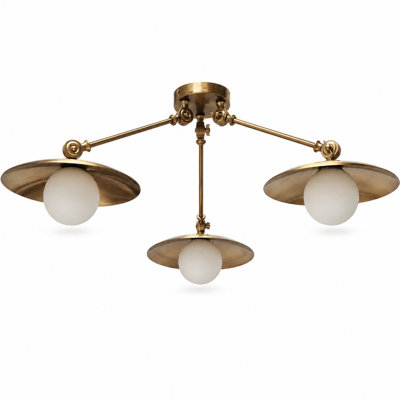 36 " 3 - Light Semi Flush Mount