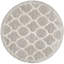Tapis géométrique gris clair / ivoire Ammundsen-747219365