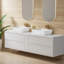 Salerno 500mm x 390mm White Rectangular Ceramic Countertop Basin Bathroom Sink