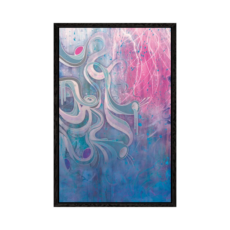 Electric Dreams by Mat Miller - Gallery-Wrapped Canvas Giclée on Canvas, 101.6 cm H x 66.04 cm W, Black Floater Framed