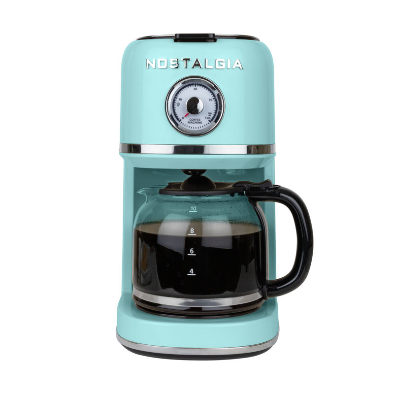 Cafetière 10 tasses Nostalgia Classic Retro, turquoise, Turquoise