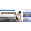 Surmatelas ferme 4 po avec housse en soie-1849950773