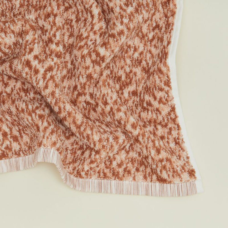 Space Dye Terry Hand Towel, Bath Towel - 1 Pack, Blush/Terracotta