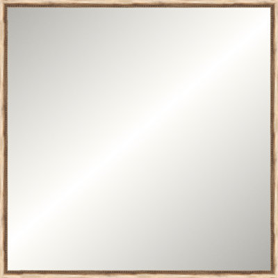 Silver Beaded Old World Mirror