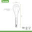Fouet de sauce en acier inoxydable spectrum