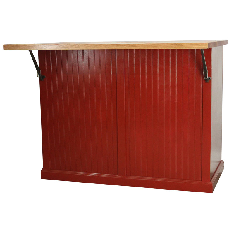 Îlot de cuisine Averett, Rouge vif