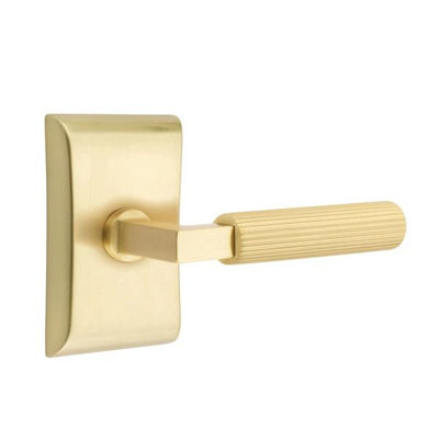 Privacy Door Lever with Square Rosette