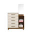 Commode Raycine - Brun / Blanc cassé-1875465838