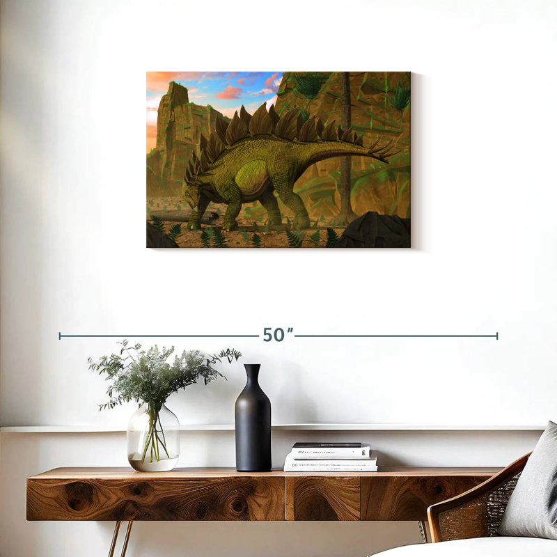 Brampt Stegosaurus, 20" H x 30" W